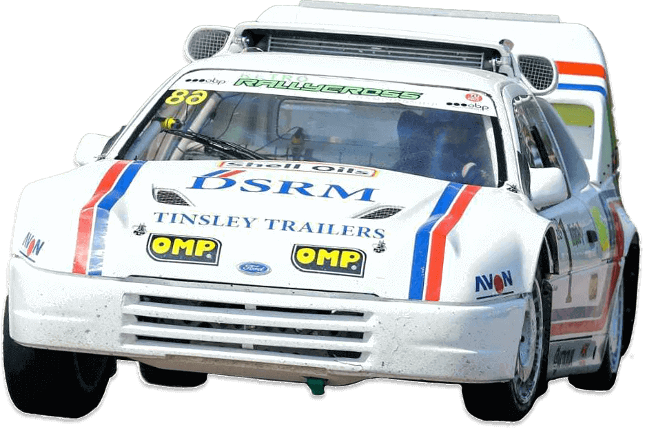A rally car at the Firle Beacon Car Festival - Firle Beacon Car Festival: Motorsport Rally & Supercar Event